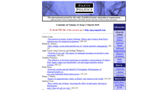 Desktop Screenshot of partypolitics.org